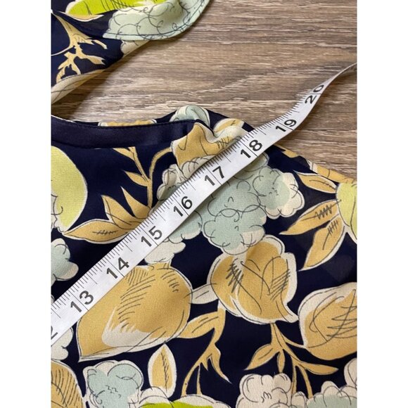 KS Collection Floral Flutter Sleeve Tiered Ruffled Midi Dress Sz 6 - Picture 10 of 12